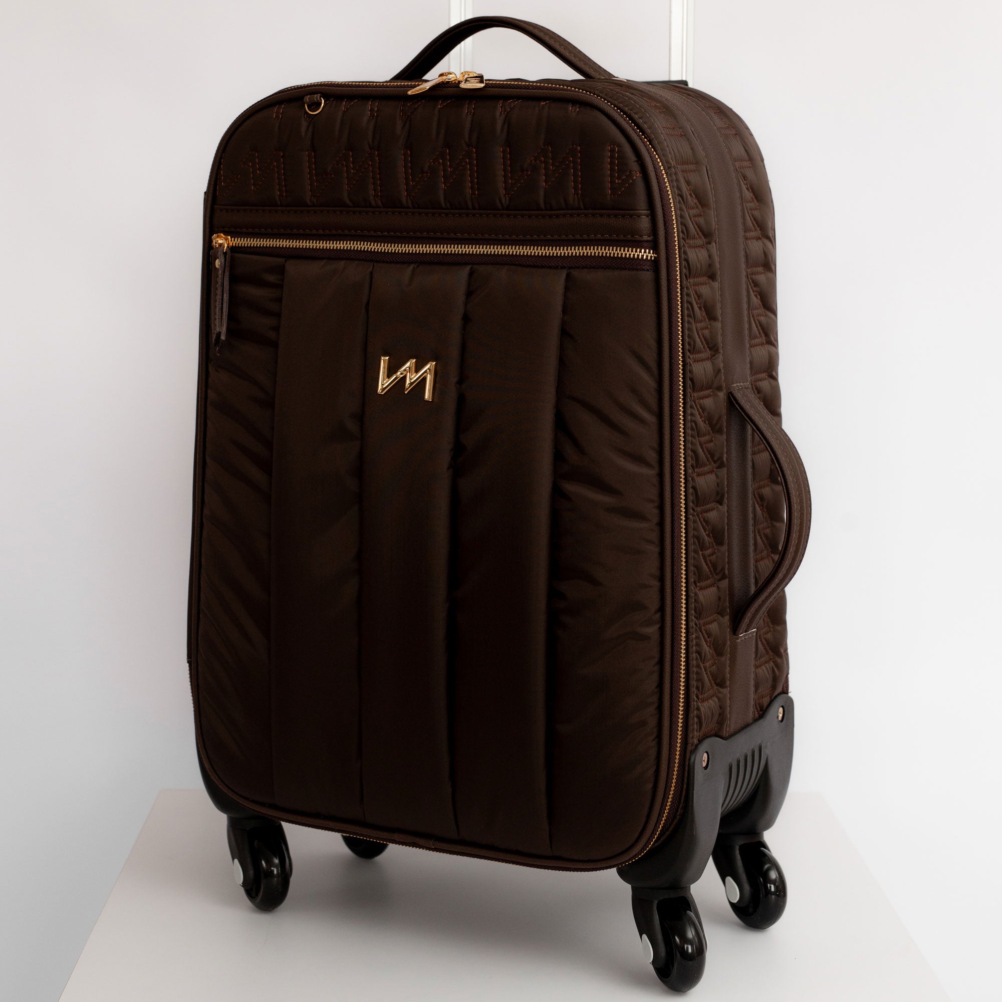 Mala de Rodinhas Urban Chic Marrom