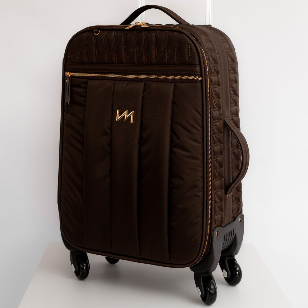 Mala de Rodinhas Urban Chic Marrom