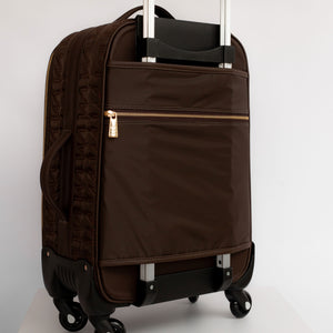 Mala de Rodinhas Urban Chic Marrom