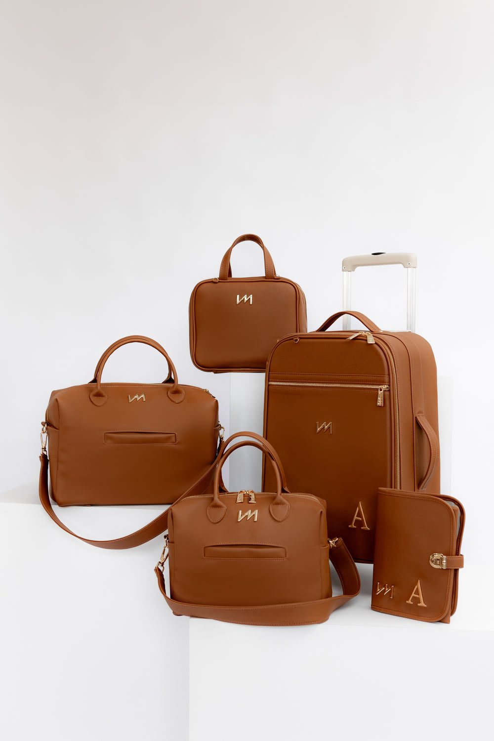 Kit Bolsas Maternidade Ella Caramelo