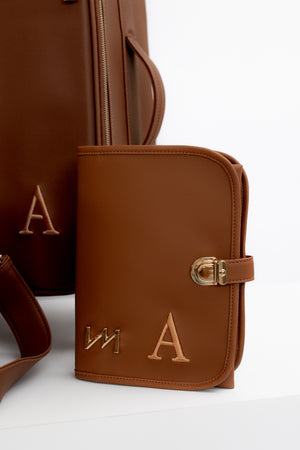 Kit Bolsas Maternidade Ella Caramelo