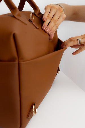 Bolsa Madison Ella Caramelo