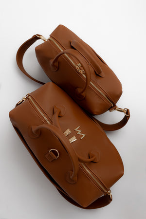 Kit Bolsas Maternidade Ella Caramelo