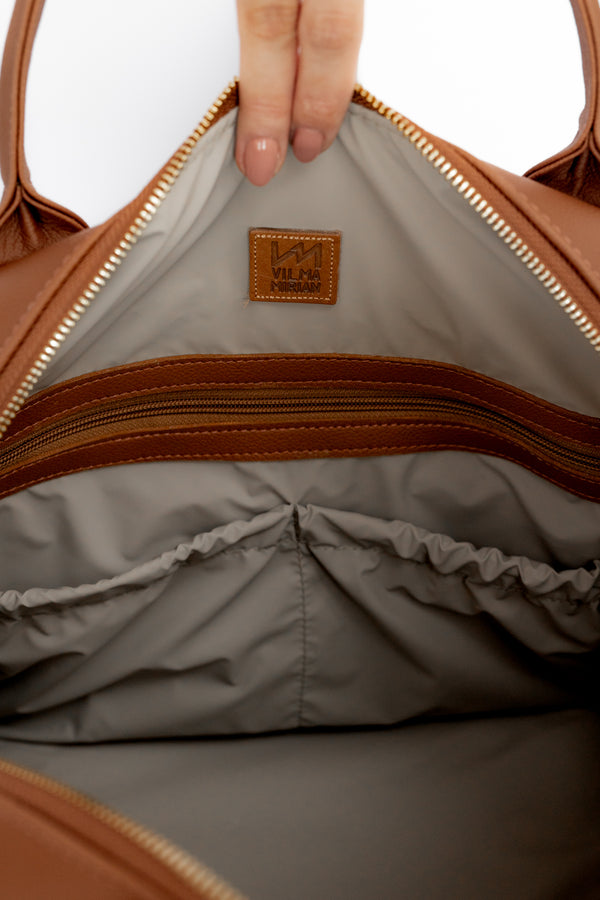 Bolsa Madison Ella Caramelo