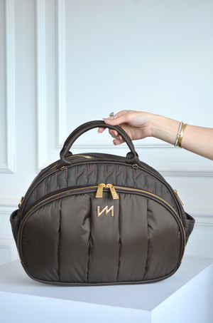 Bolsa Média Urban Chic Marrom sem bordado OUTLET