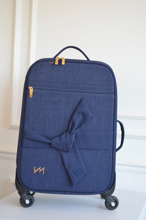 Mala de Rodinhas NÓS Marinho com inicial V OUTLET