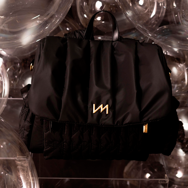 Mochila Mummy Urban Chic Preto