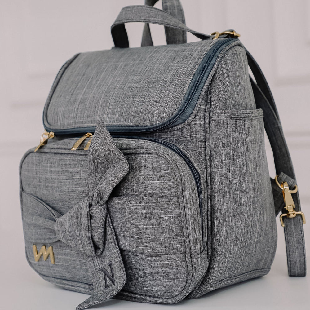 Mochila 2 em 1 Nós Cinza