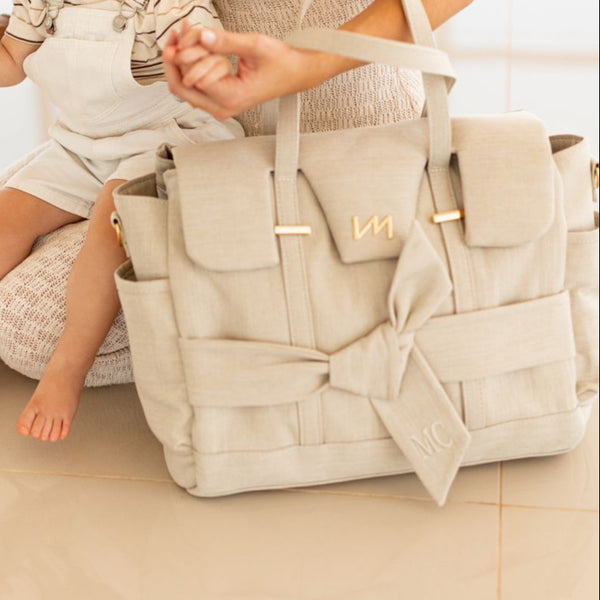 Bolsa Cleo Nós Bege