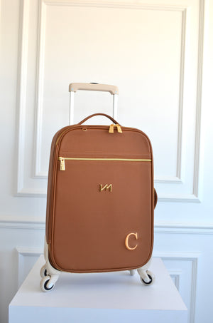 Mala de Rodinhas Ella Caramelo inicial C OUTLET