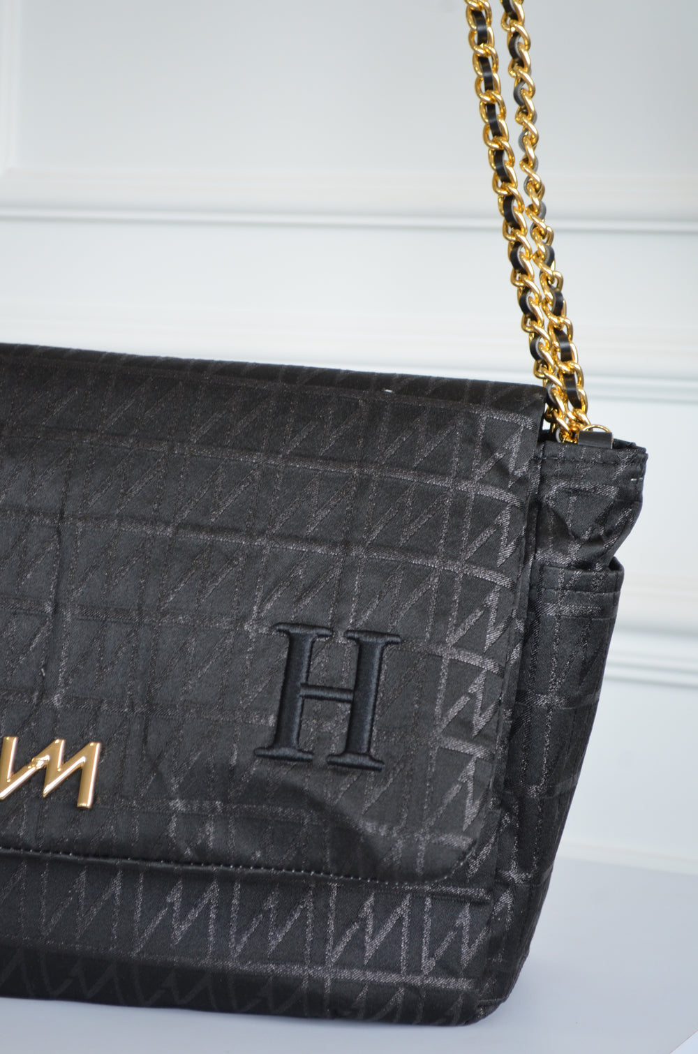 Bolsa Kate Origem Preta inicial H OUTLET