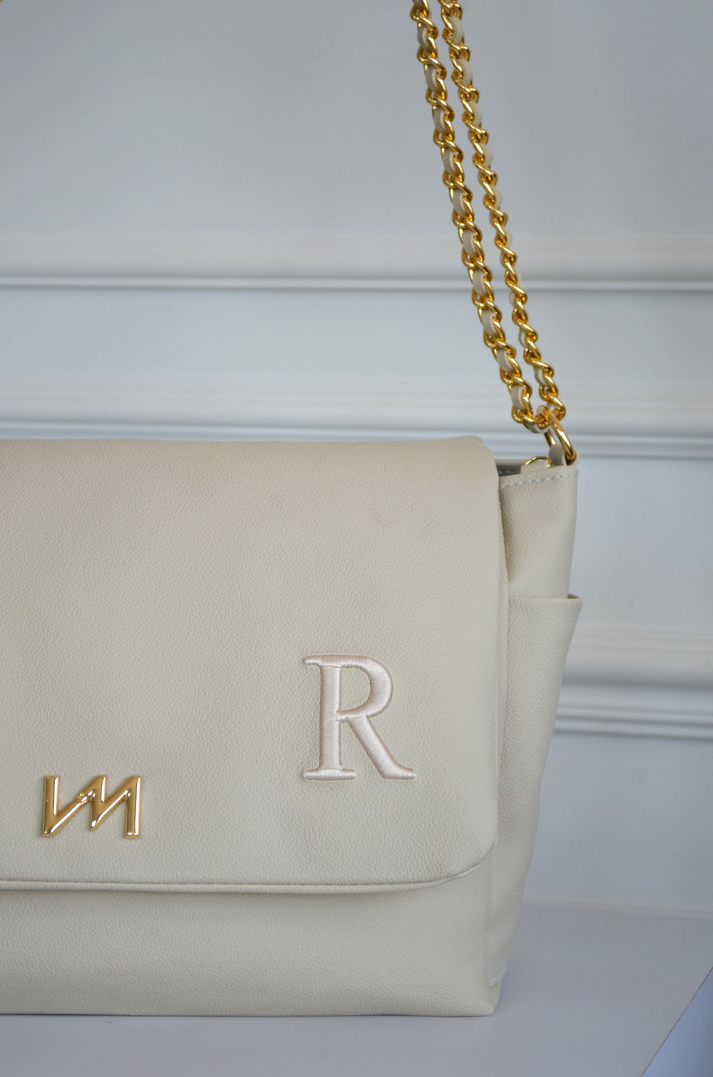Bolsa Kate Ella Off White Inicial R OUTLET