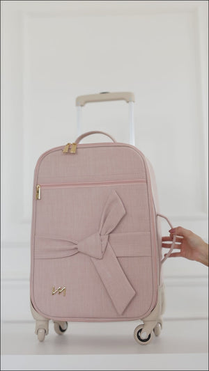 Mala de Rodinhas Nós Rosé