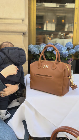 Bolsa Maternidade Madison Mini Ella Caramelo