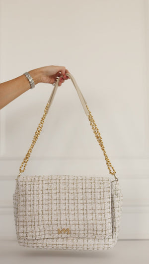 Bolsa maternidade Kate Tweed Bege