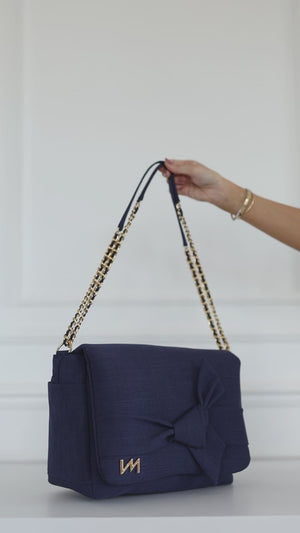 Bolsa Kate Nós Marinho - Pronta Entrega