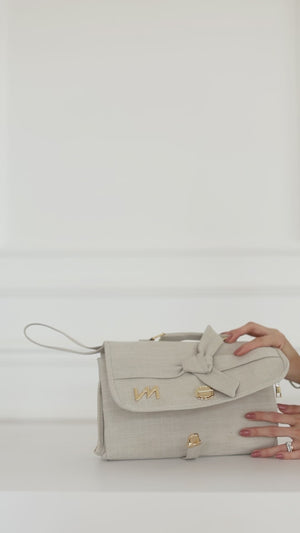 Trocador Portátil Nós Bege - Trocador Portátil