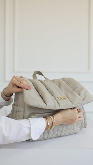 Mochila Mummy Urban Chic Bege