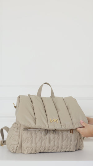 Mochila maternidade Mummy Urban Chic Bege