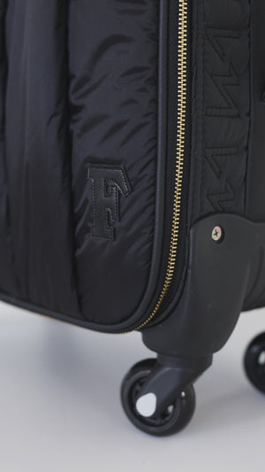 Mala maternidade de Rodinhas Urban Chic Preto