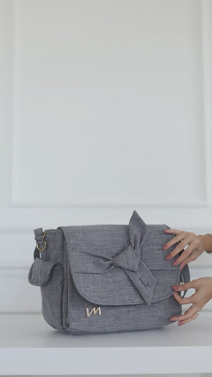 Bolsa Louise Nós Cinza