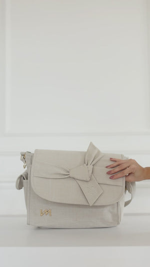 Bolsa Louise Nós Bege