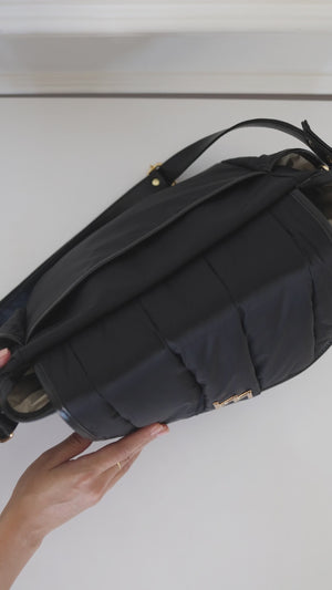 Bolsa maternidade Louise  Mini Urban Chic Preto - Pronta Entrega