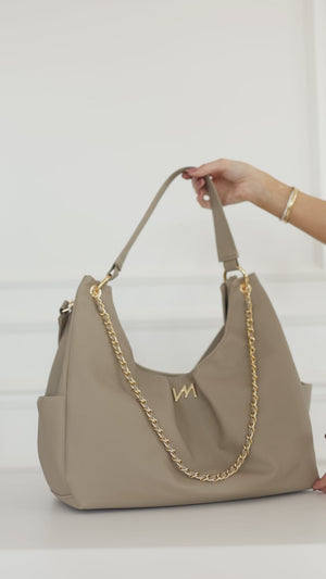 Bolsa Madeleine Ella Cinza