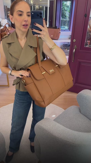 Bolsa Maternidade Cleo Ella Caramelo